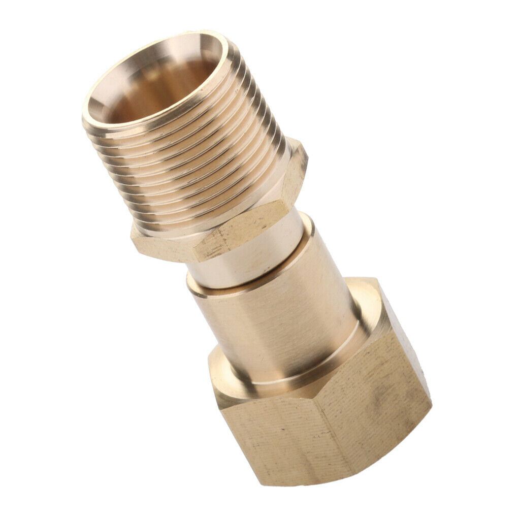 Pressure Washer Swivels Brass Hose Coupling Connector Tool 20mm M to 22mm F