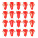 20x Nylon Clips for  Door Panel Retaining Clips Red Fasteners