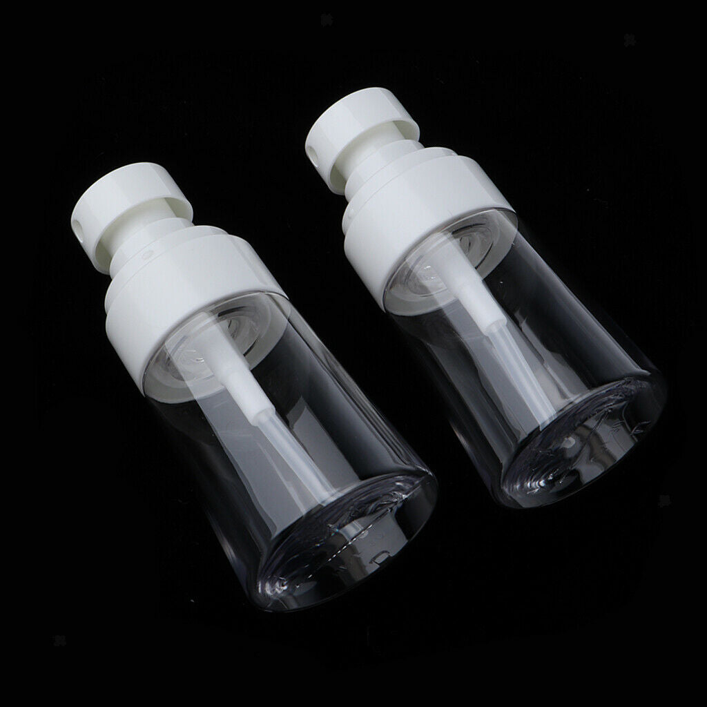 2 Travel Refillable Fine Mist Perfume Atomizer Pump Spray Empty Bottle 30ml