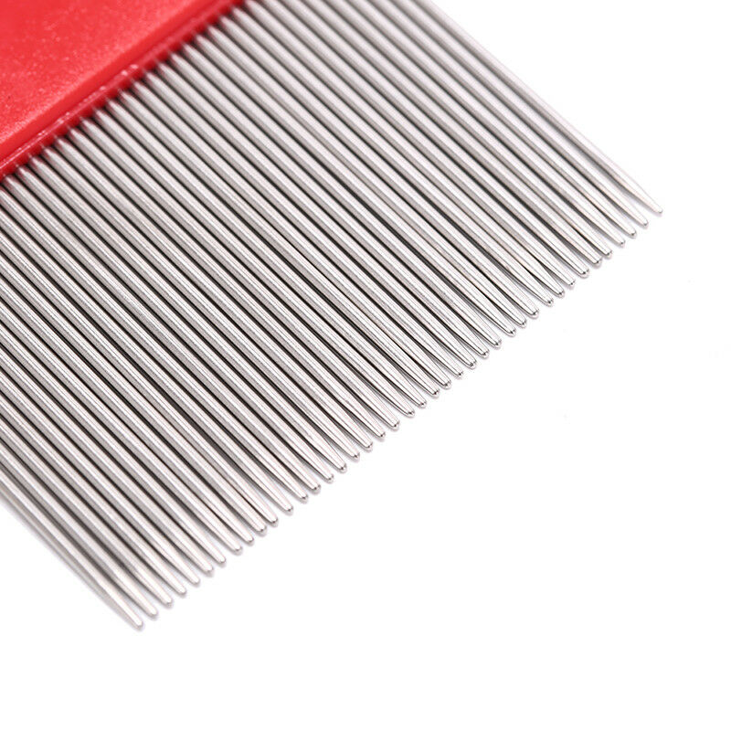 dogs cats hair removal comb stainless steel lice comb lice flea nit hair c.l8