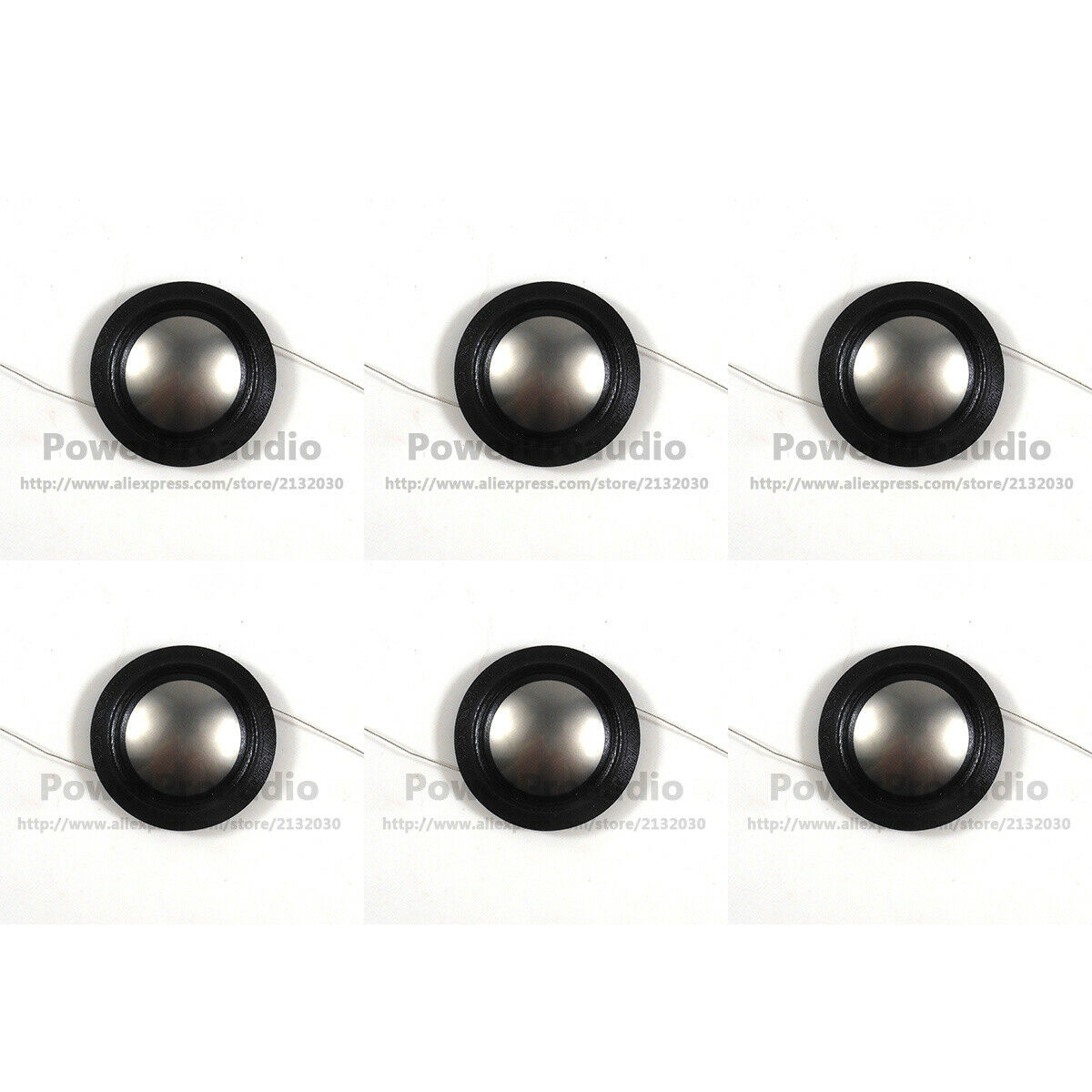 6X  Diaphragm For B&W 25.9mm 1.02inch Tweeter Voice coil 4ohm 26 Core Titanium
