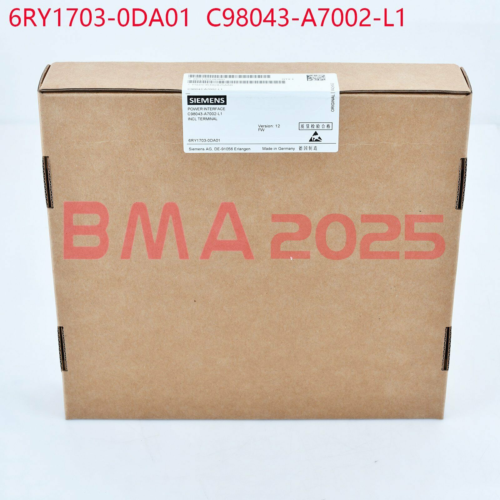 1PC New C98043-A7002-L1 6RY1703-0DA01 1year warranty DHL free Ship SM9T