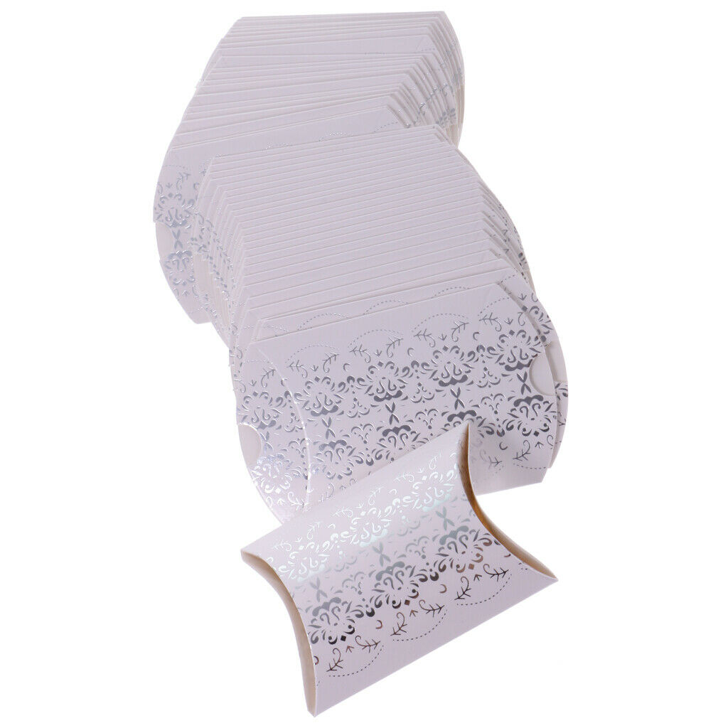 50pcs Favor Boxes Candy Boxes Pink Gift Boxes for Wedding Baby Shower