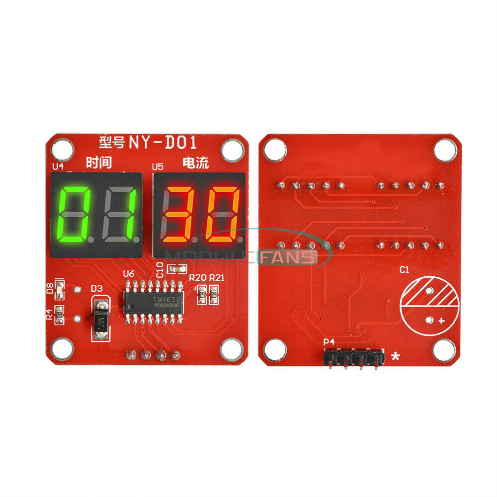 Digital 100A Spot Welder Machine Controller Time Current Control Board