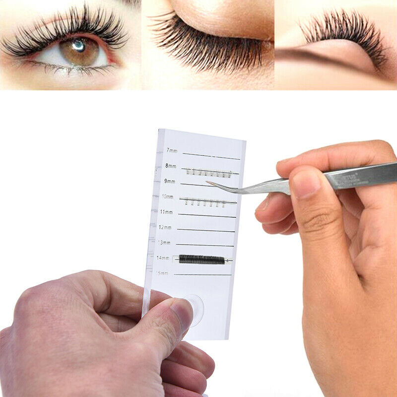 2 In 1 Acrylic False Eyelashes Extension Stand Pad Pallet Holder Tick Mar.l8