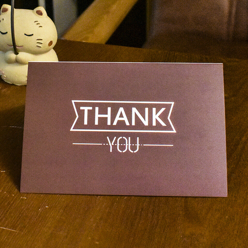 6 Sets Of Thank You Cards With Envelopes