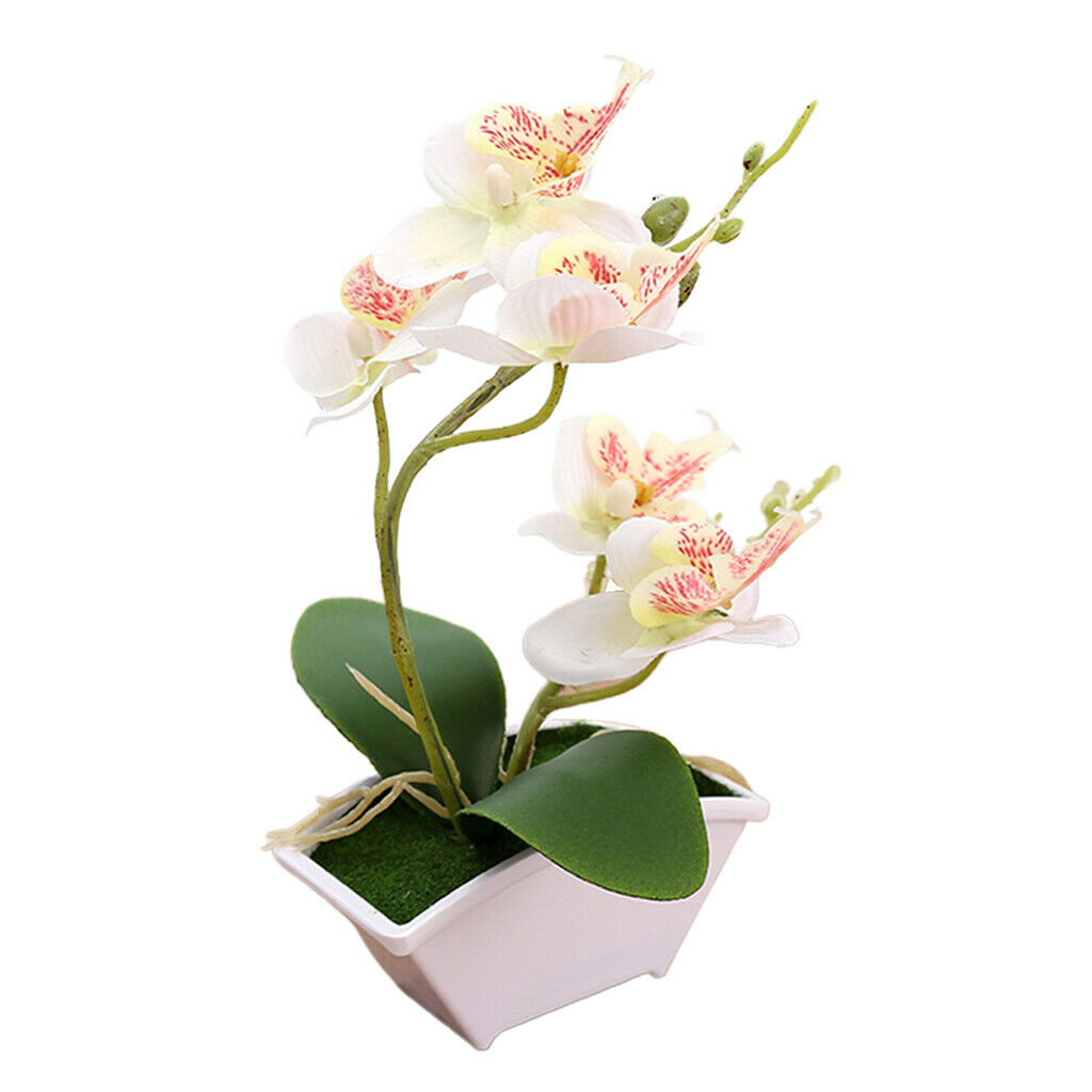 3 Pieces Ceramic Bonsai Flower Decoration Home Floral Decoration for Bedroom,