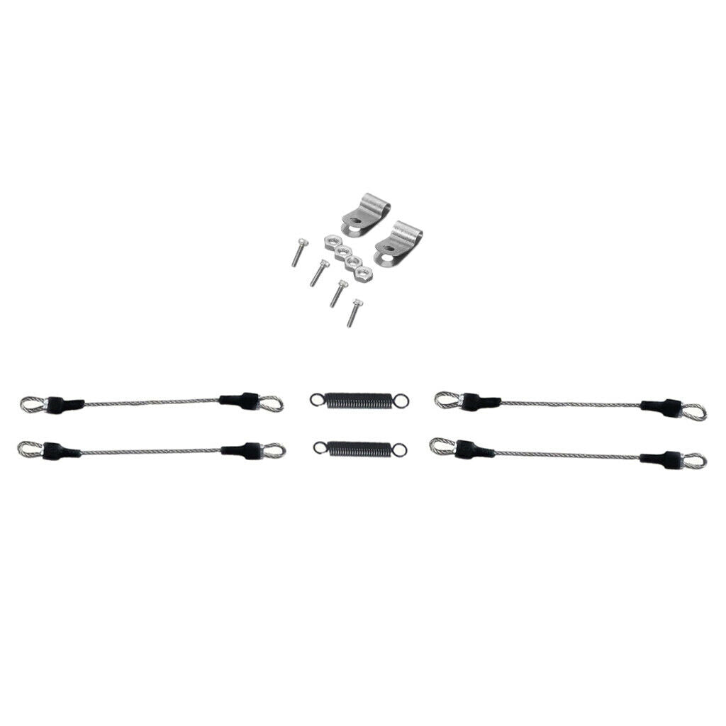 1/10 Scale RC Rock Crawler Steel Rope for Axial SCX10   Front Body Shells