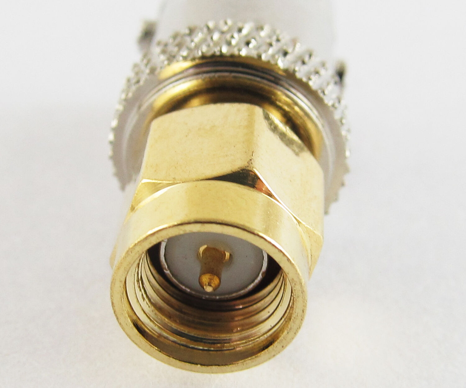 1pc Brass SMA/BNC SMA Plug male to BNC Jack female straight RF adapter connector
