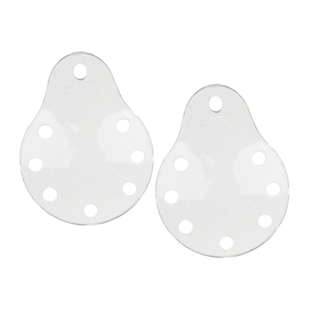 2 pcs 8 Holes Plastic Ventilated Eye Shield Cover Ventilation Reduces Fogging