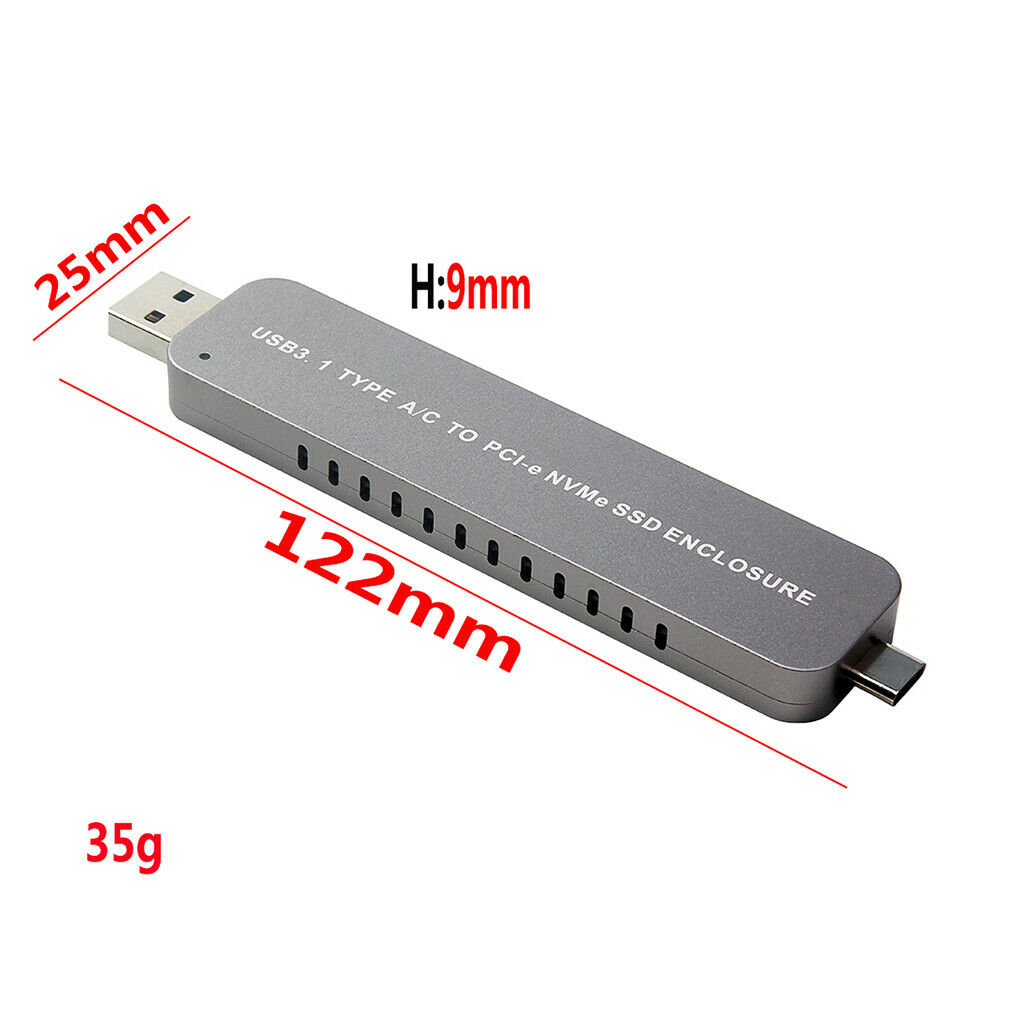 ngff m.2 NVMe SSD to USB 3.1+type-C HDD Enclosure Type-C Hard Disk Drive Case