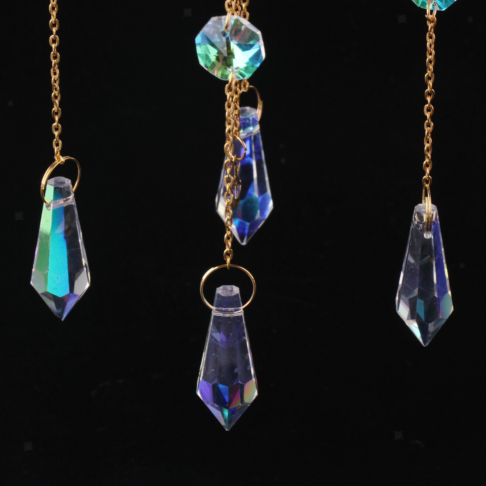 Clear Crystal Suncatcher Prisms   Garden Window Decor Ornaments