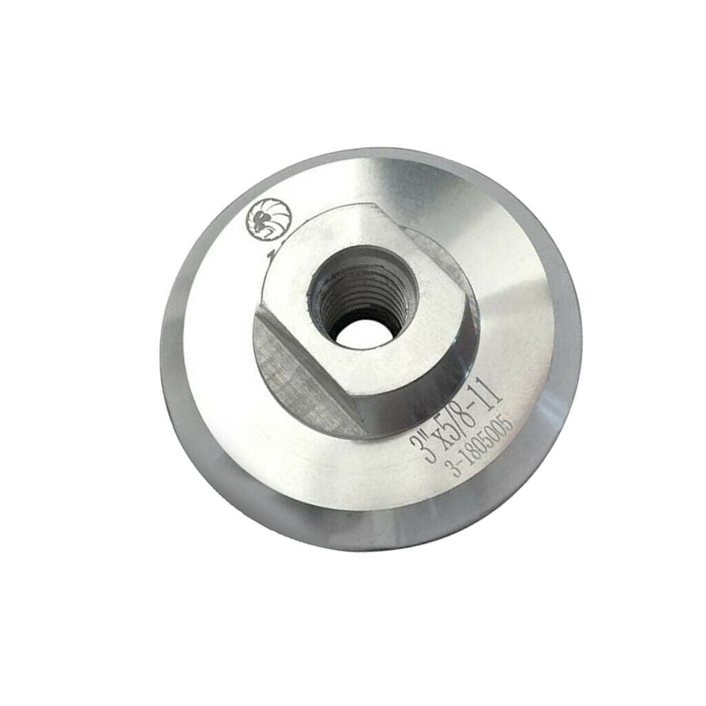 Aluminum Back Holder for Diamond Polishing Pads 5/8"-11 Thread 3inch
