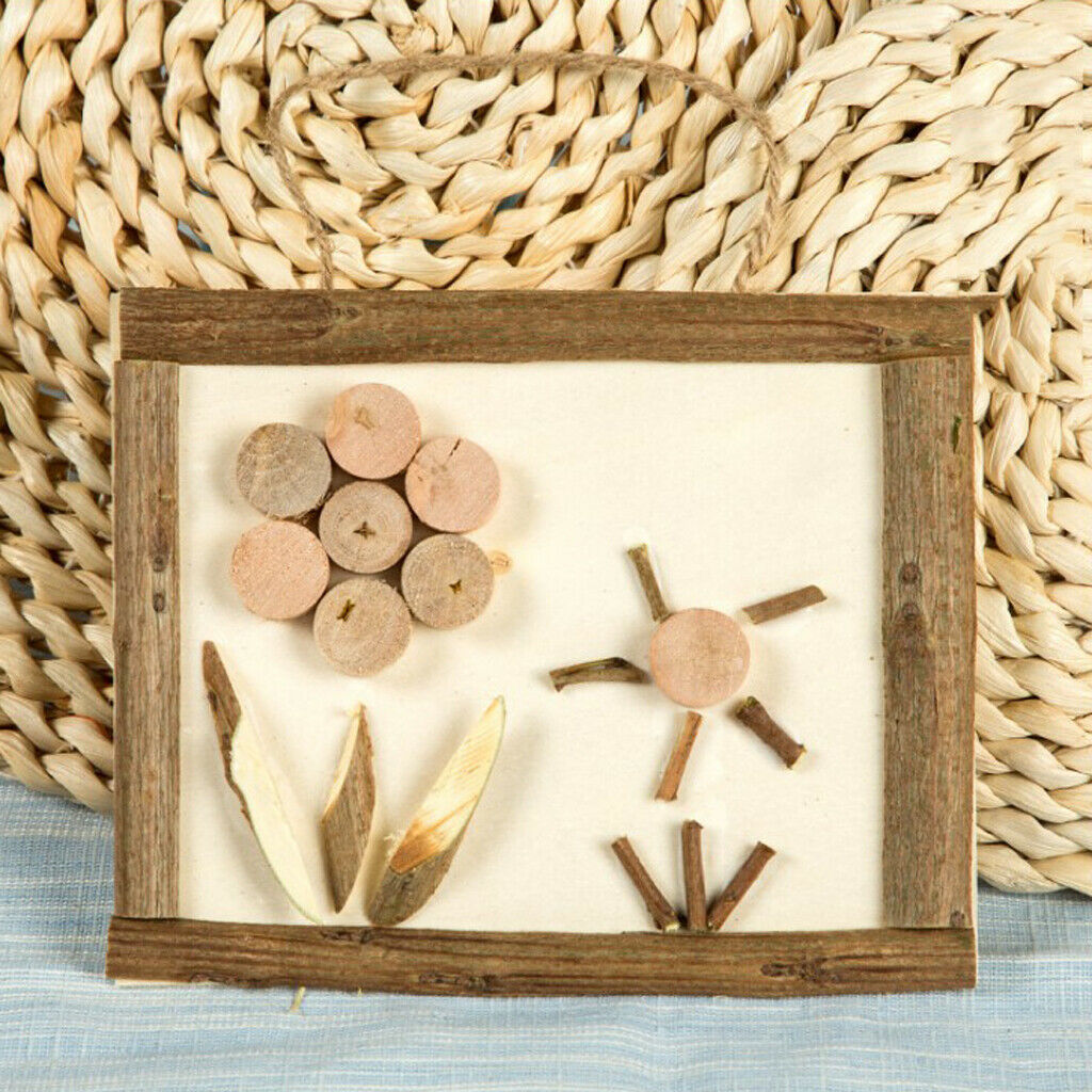 1Set Handmade Wood Shaped Frame Modelling Kid Handmade Creative Educational Toys