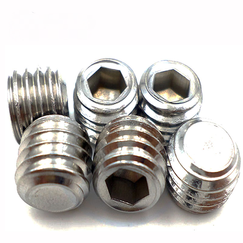 M5 Stainless Steel Hexagon Socket Flat End Mechanical Instrument Screw