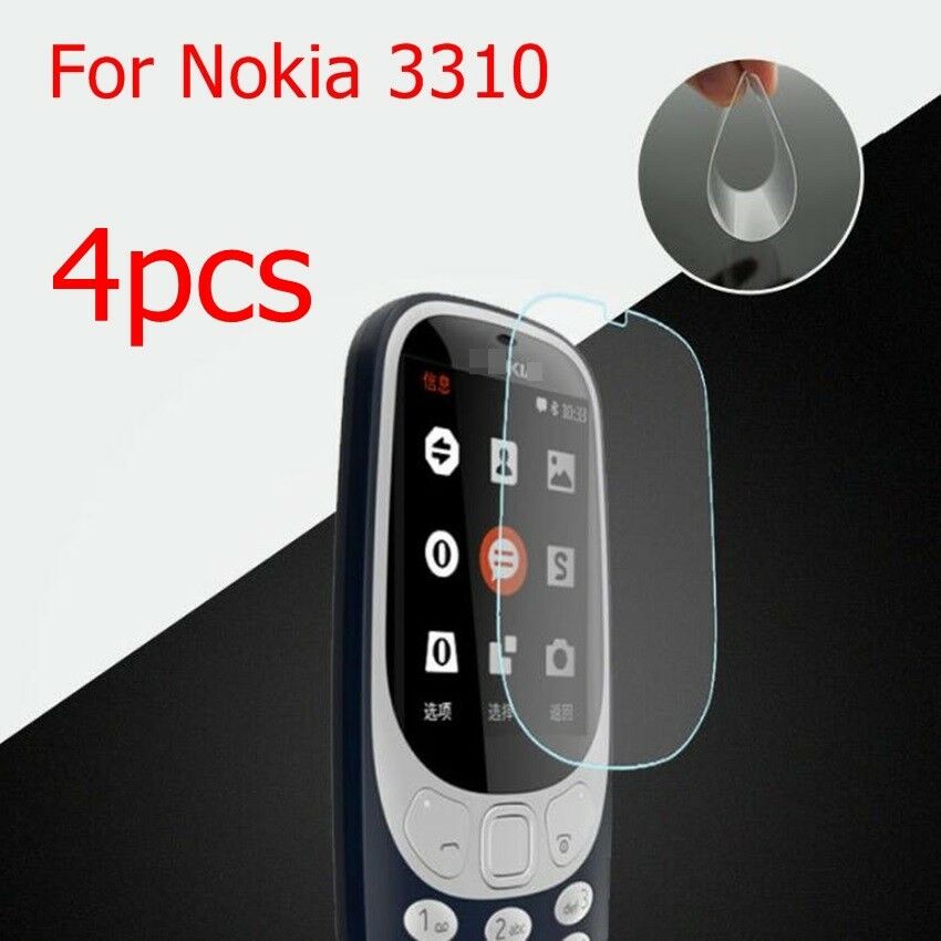 4pcs/pack Screen Protector Guard TPU Soft Protective Films for Nokia 3310