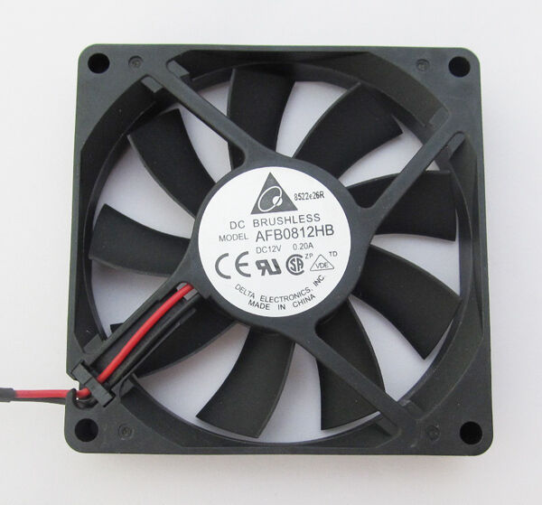 1pc Delta DC Fan 12V 0.2A 80x80x15mm 80mm 8015 2pin wire