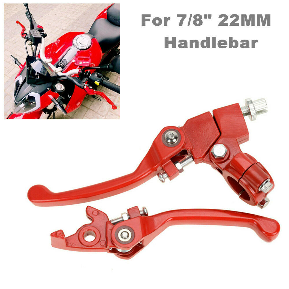 7/8" Pair Motorcycle Handle Brake Clutch Hydraulic Levers Master for BBR CRF SSR