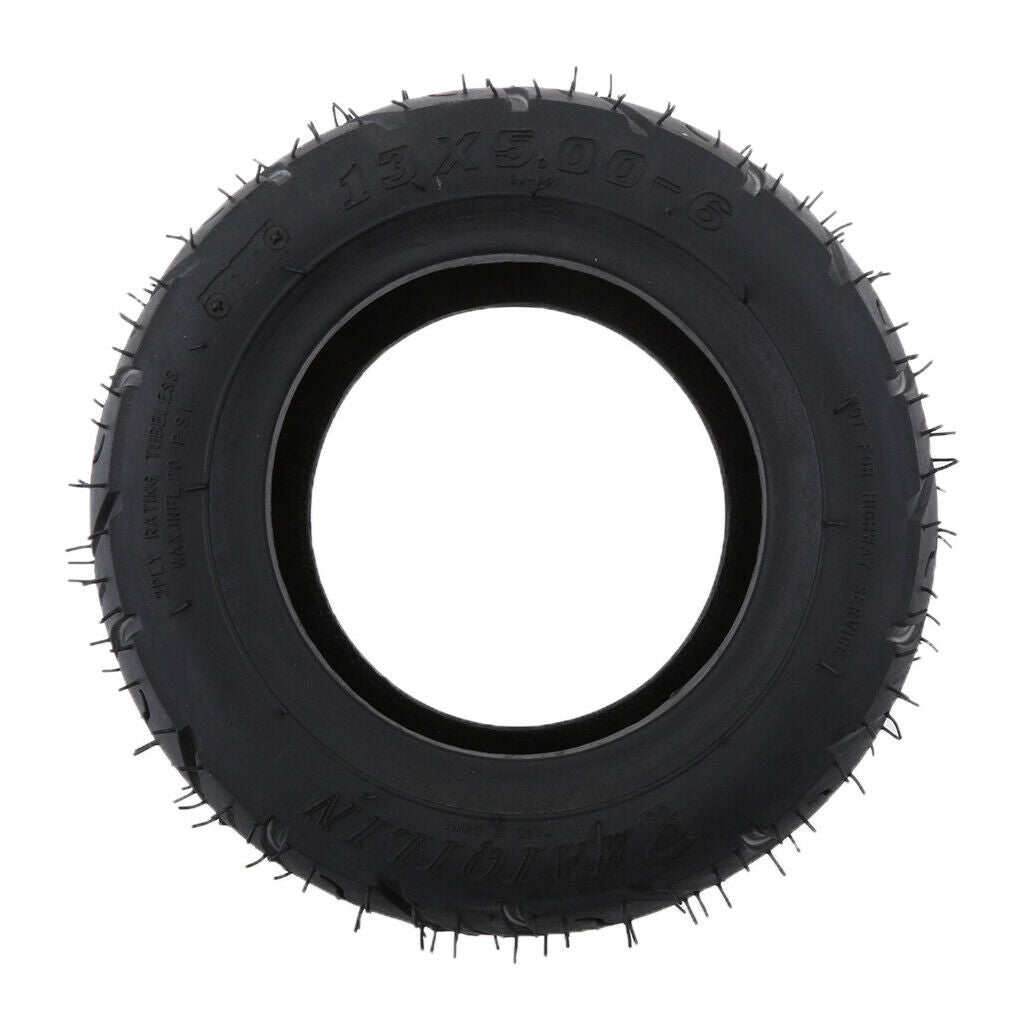 13x5.00-6 Wheel Tire Replacement for 168cc 4 Wheelers Dirt Quad and Go Kart,