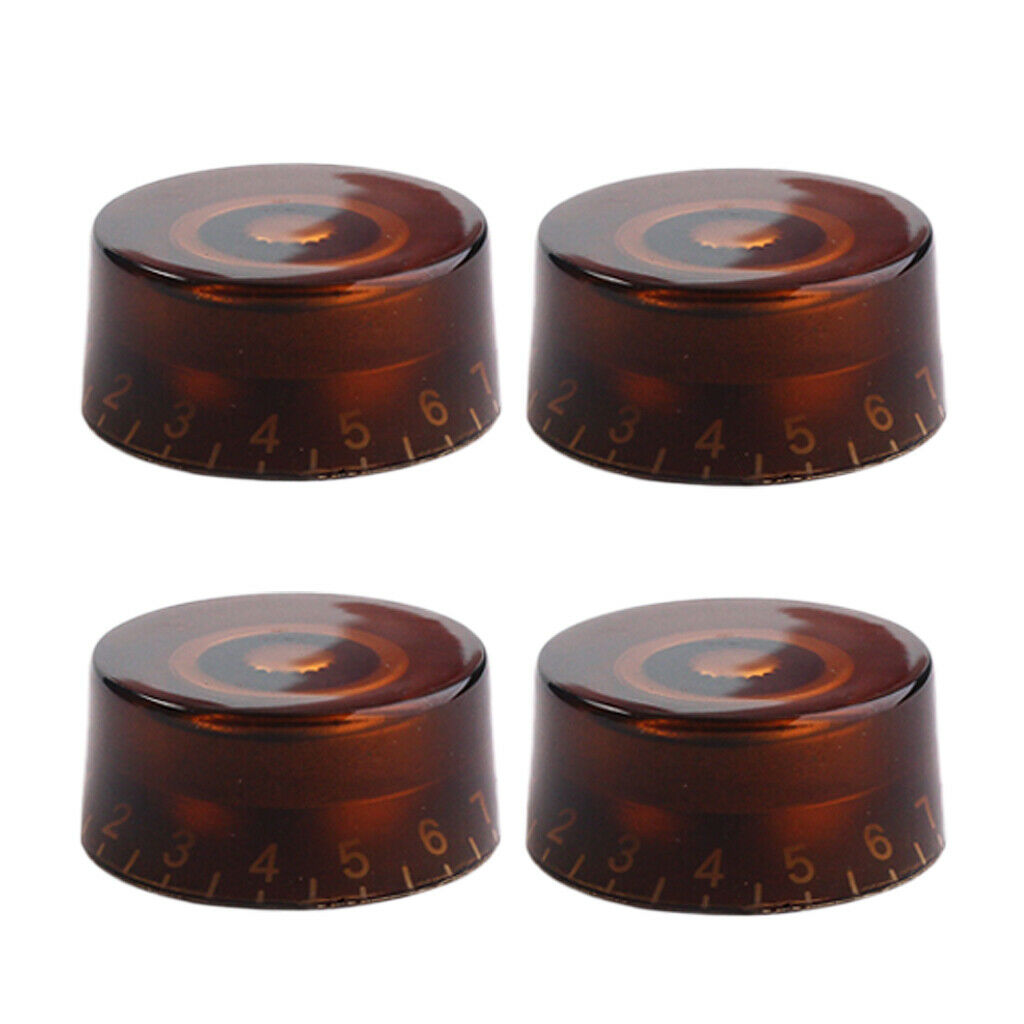 4pcs Acrylic Electric Guitar Volume Tone Knobs for LP SG Style Guitar Parts,