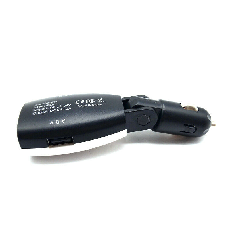 Universal 12V 3.1A Dual USB Autos Cigarette Lighter Adapter Charger LCD Screen
