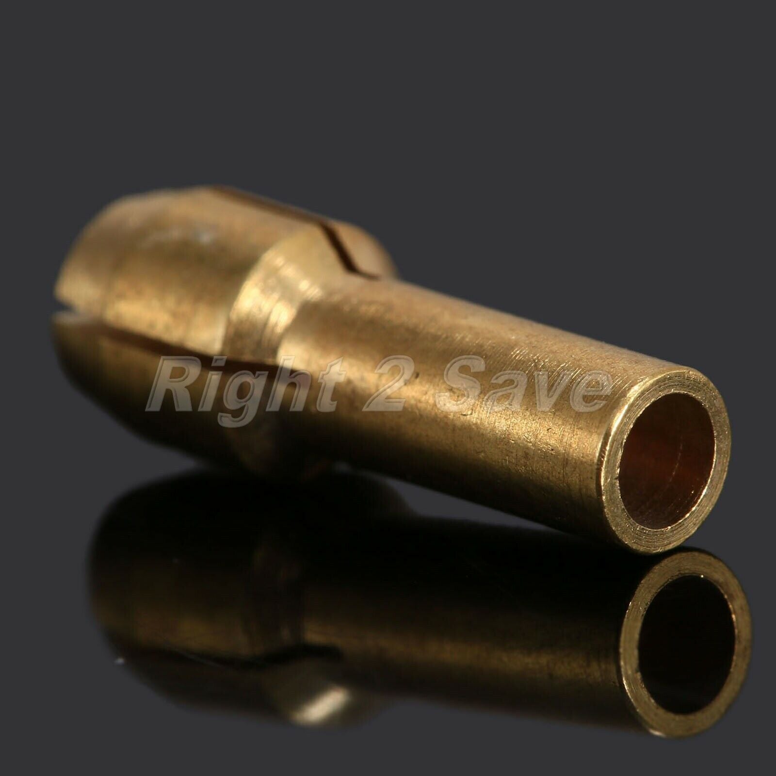 0.5mm-3.2mm Brass Collet Bits & Long Tail Keyless Drill Chuck Rotary Tools R2S