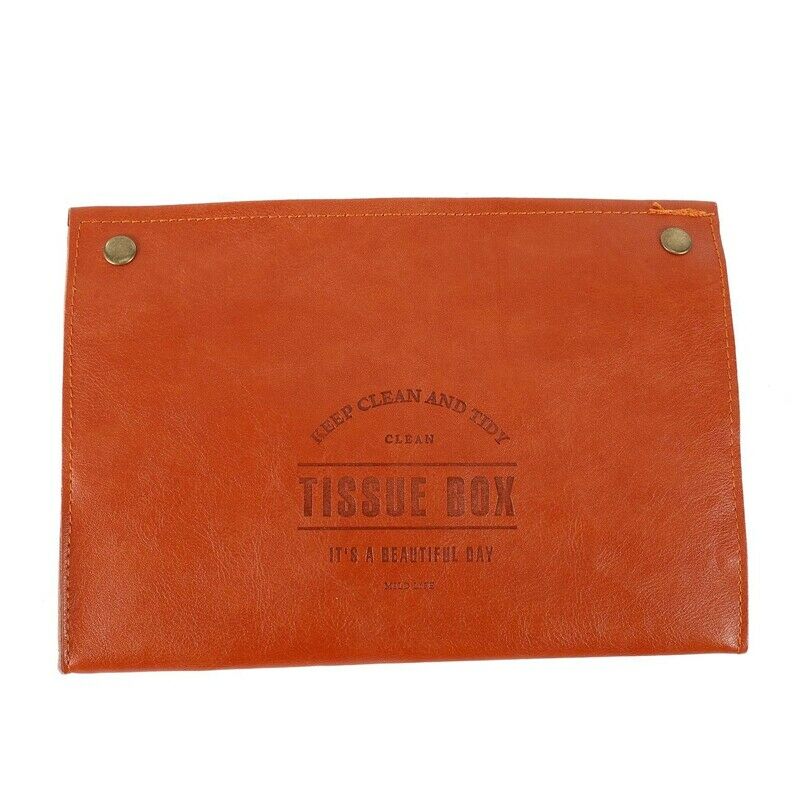 Container Towel Napkin Tissue Holder Ins Nordic Leather Tissue Box Paper DispeY1