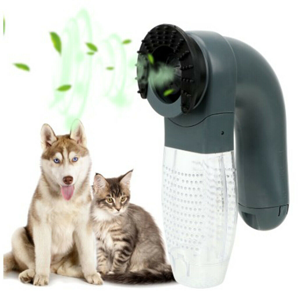 Electric Cat Dog Pet Comb Vacuum Fur Cleaner Hair Remover Cat Grooming Tools,