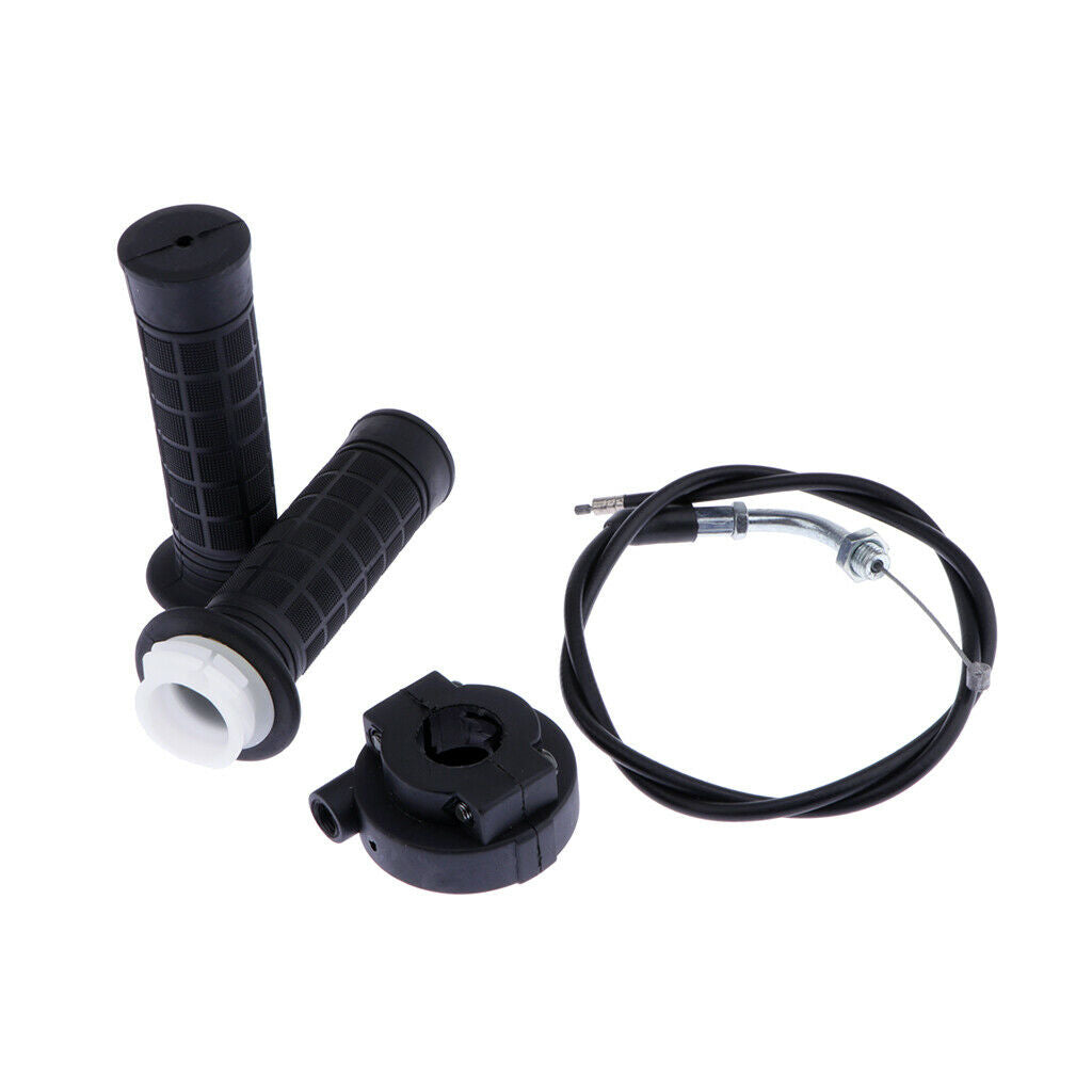 Twist Throttle  Handle Grips And Cable Set 7/8" for 110-125cc ATV