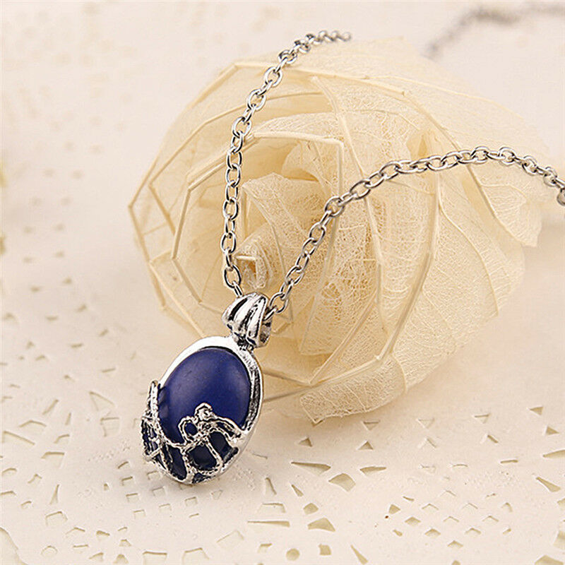Film The Vampire Diaries Katherine Anti-sunlight Lapis Lazuli Pendant Neck.l8