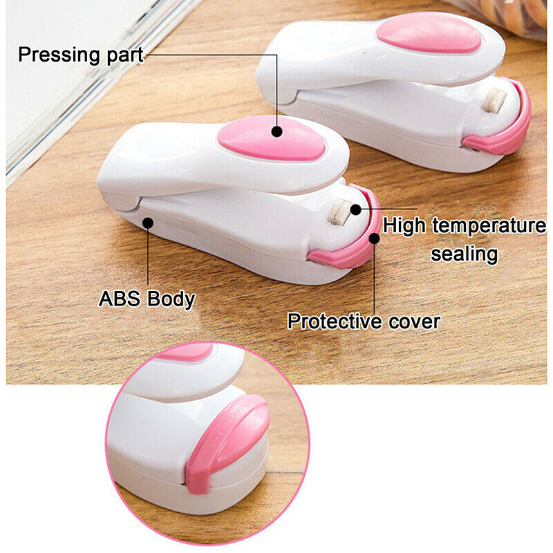 1 Pcs Mini Bag Sealer Kitchen Tools Household Tools Hand Held Sealer Mach JY