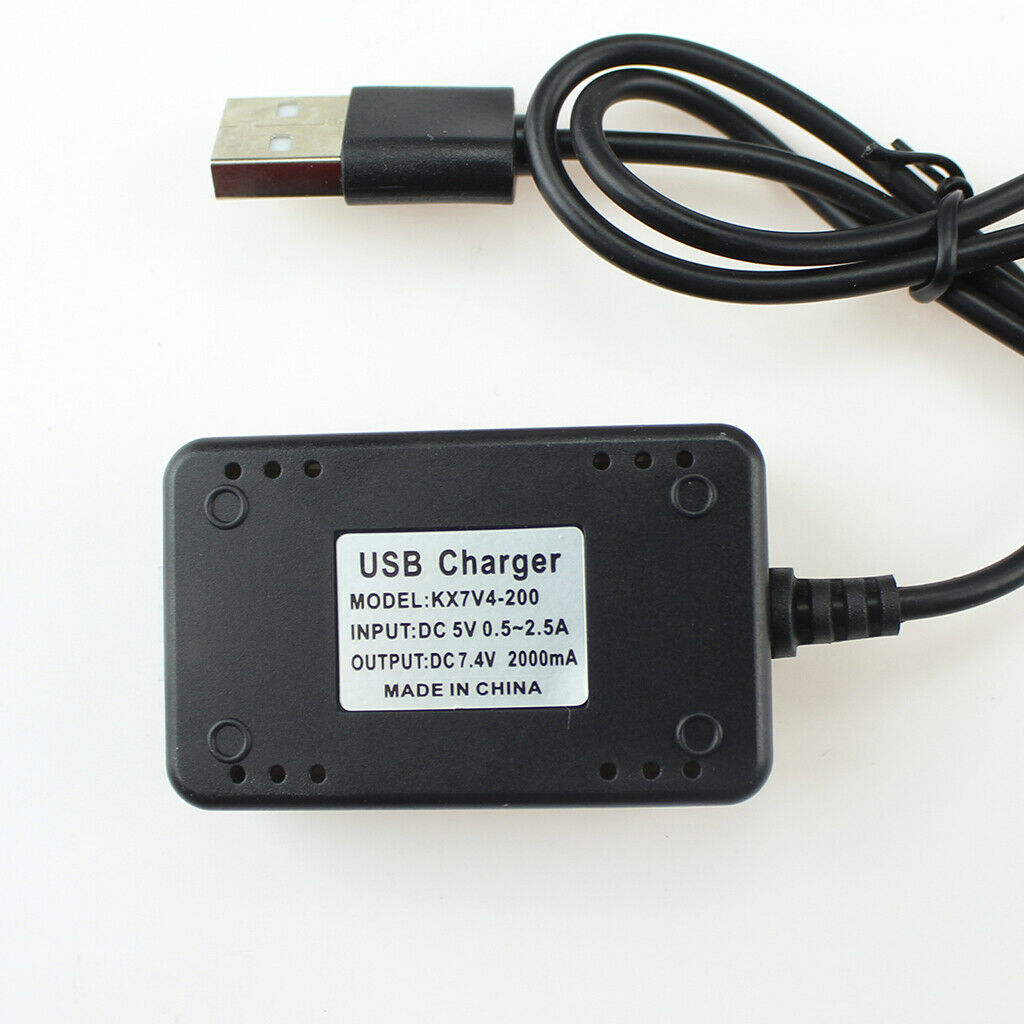 USB Charger Adapter for Wltoys A959 K989 K969 RC Car XK K130 RC Airplane