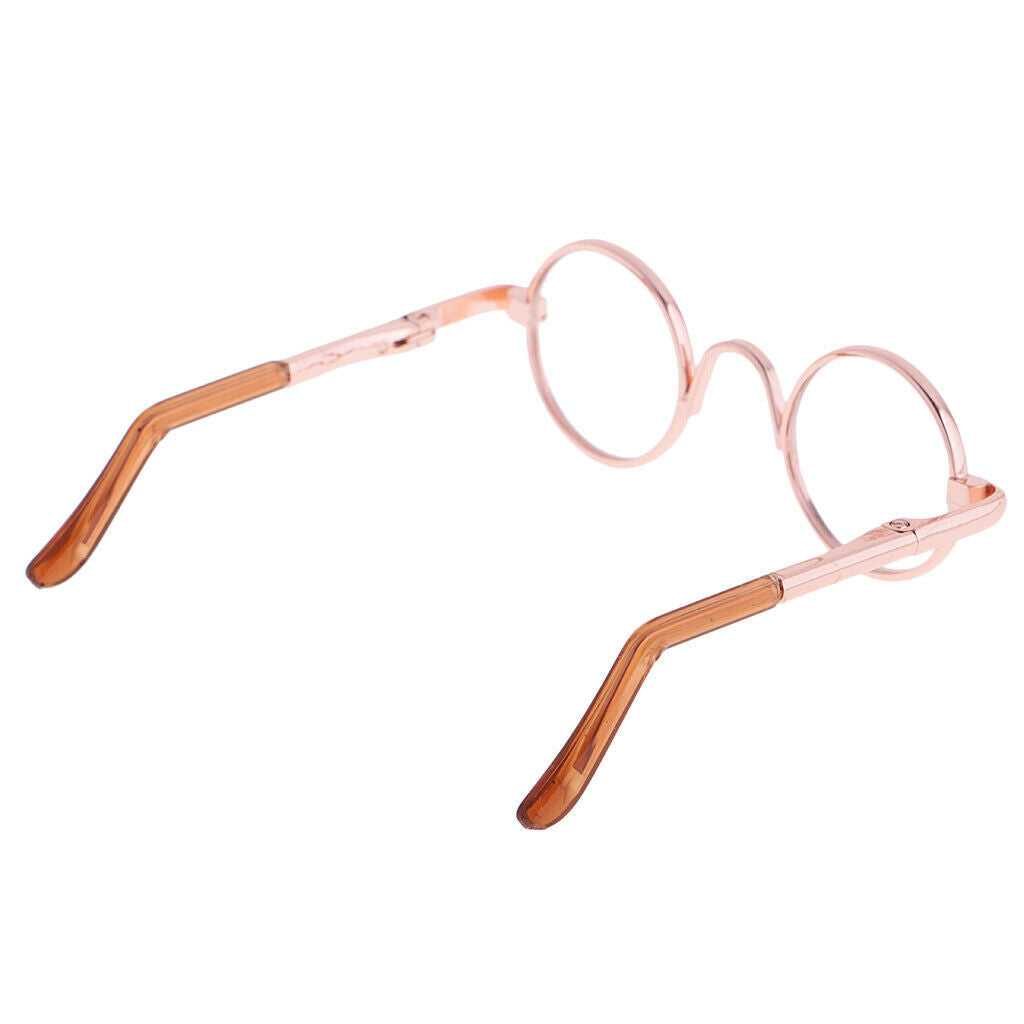 1/3 1:3 BJD Round Glasses Eyewear for SD DOD Clear BJD DIY Accessories Parts