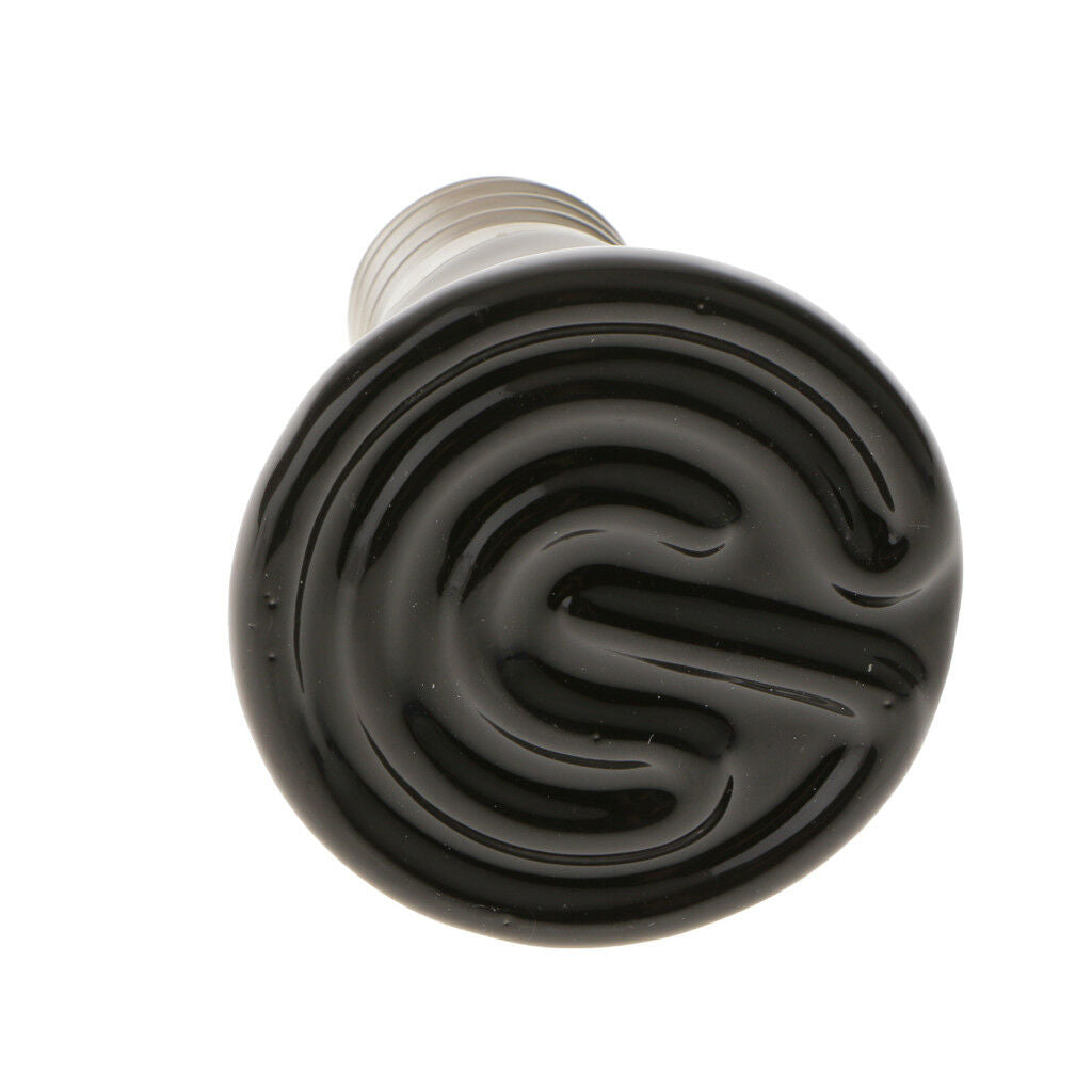 25W Reptile Terrarium Infrared Heat Emitter Basking Spot Light Bulb Dia.60mm