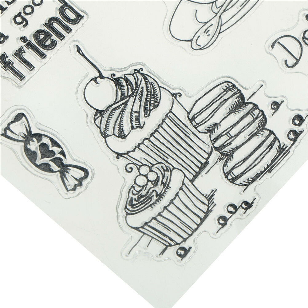 teacup clear rubber stamps seal scrapbooking album card decor diary diy craft Rf
