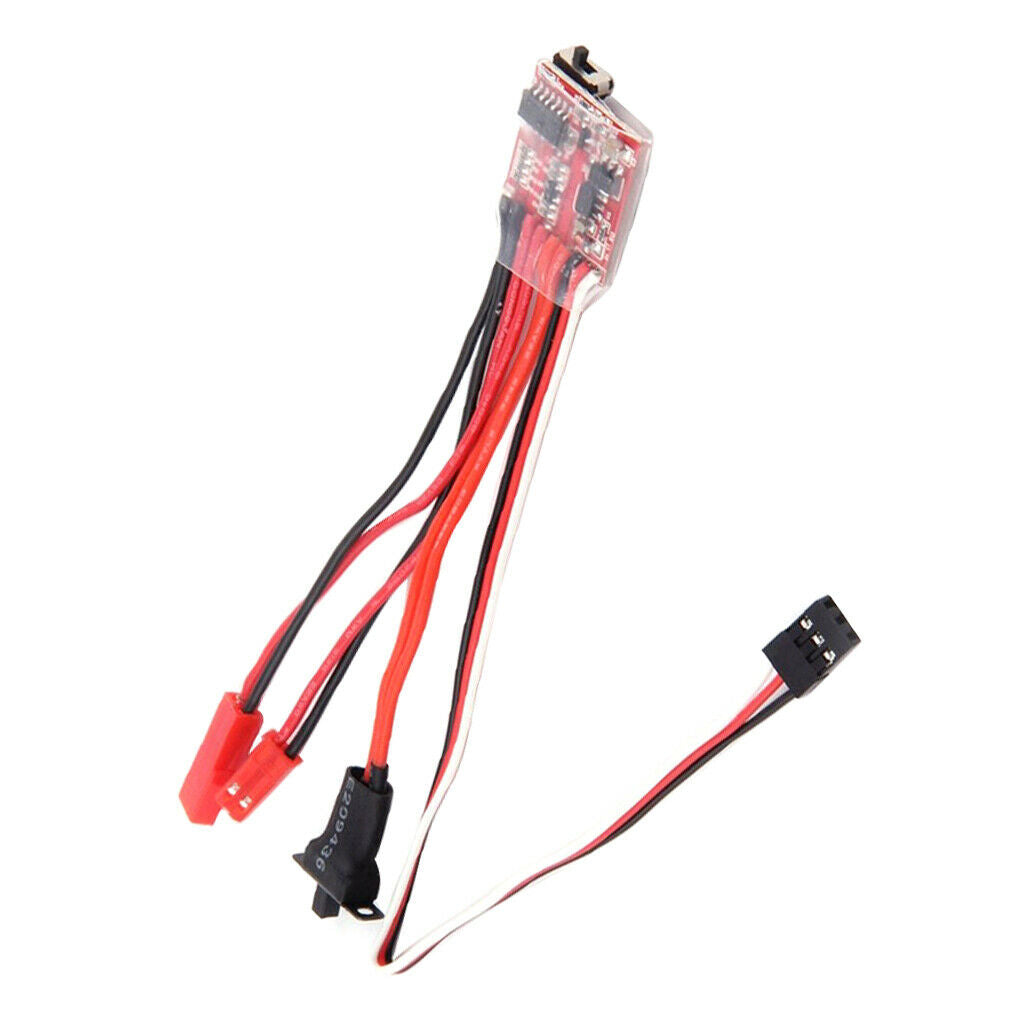 8 Piece 20A Brush ESC for RC Truck Car Boat Models 3-9.4V without Brake