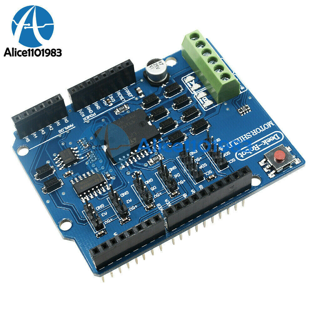 2PCS L298P Shield R3 Two Motor Driver 2A H-Bridge 2 way For Arduino UNO 2560