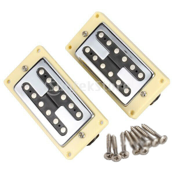 Chromed Neck Bridge Pickup with Screws for LP Les Pual Electric Guitar