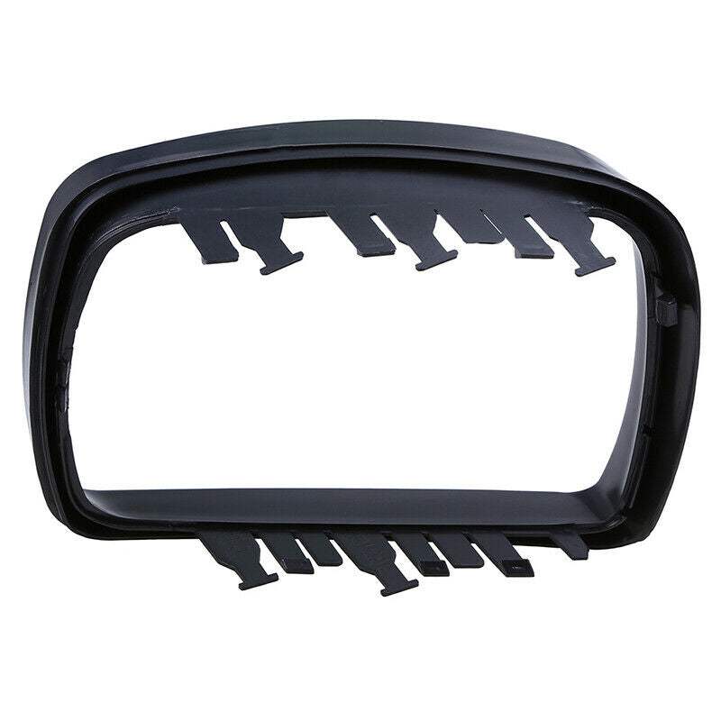 Matte Black Rear Right View Mirror Cover Cap +Frame For BMW X5 E53 1999-2006