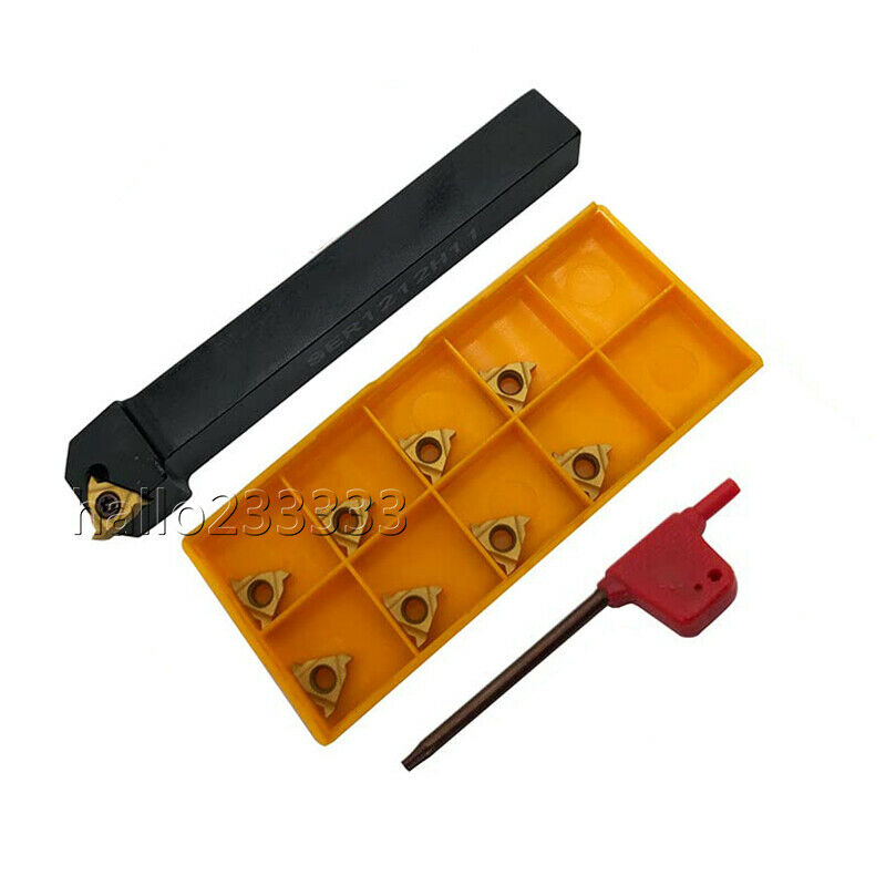SER1212H11 1/2" Lathe Threading Tool ExternalThreading Holder + 11ER AG60 insert