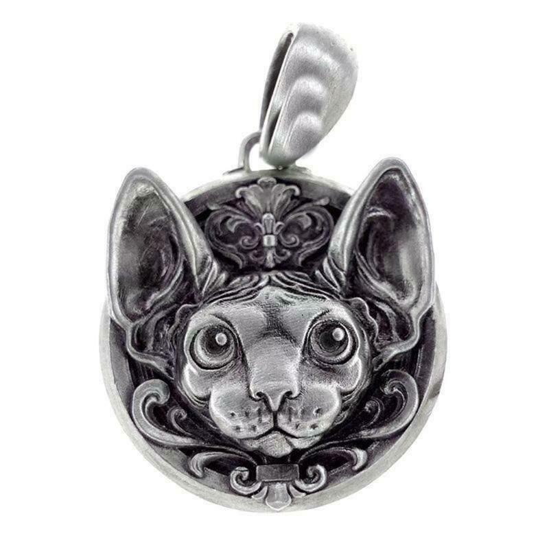 Men Women Punk Cat Gothic Cool Pendant Unisex Fashion Jewelry Gift Ornament