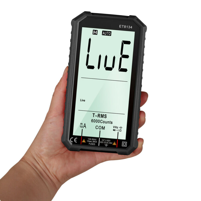 4.7In Ac and Dc Voltage and Current Capacitance Measuring Multimeter Et8134