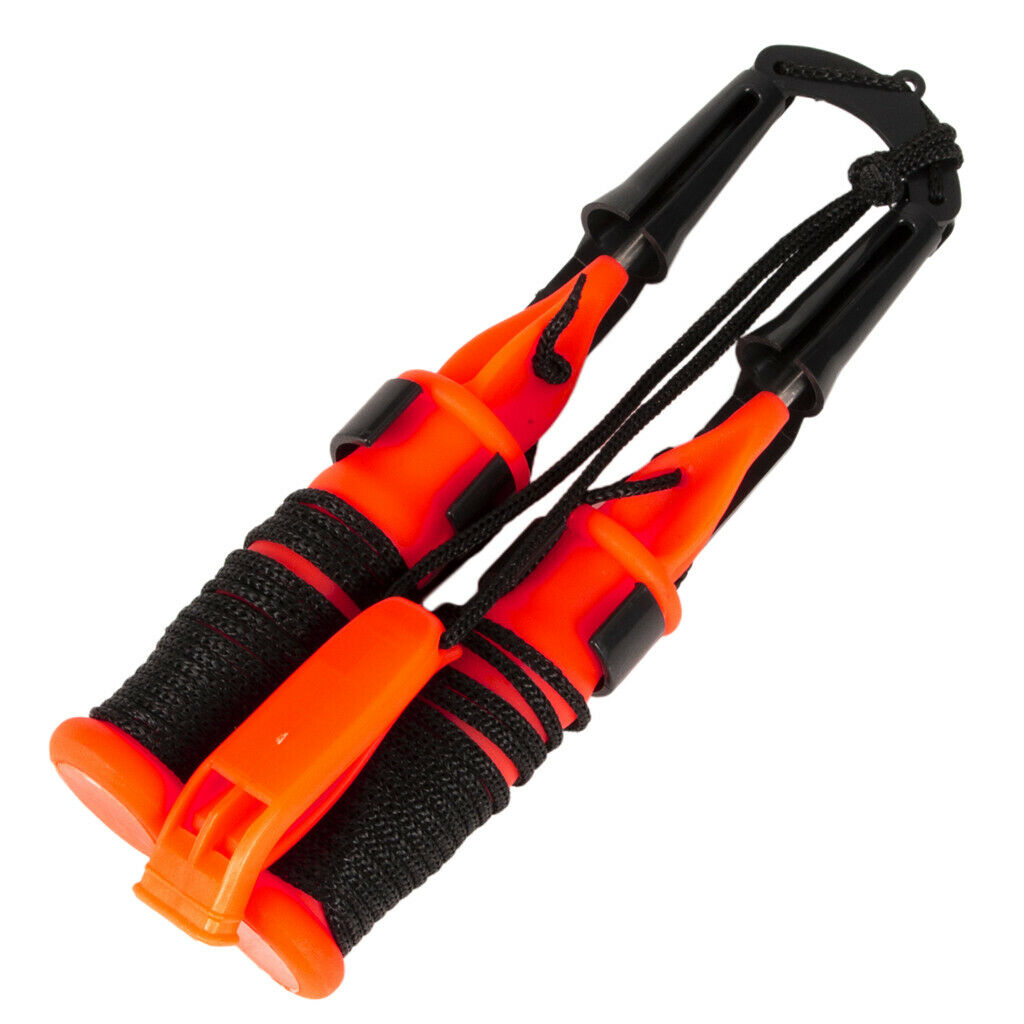 Ice Safety Picks Handheld Escape Spikes With Lanyard Come With Whistle