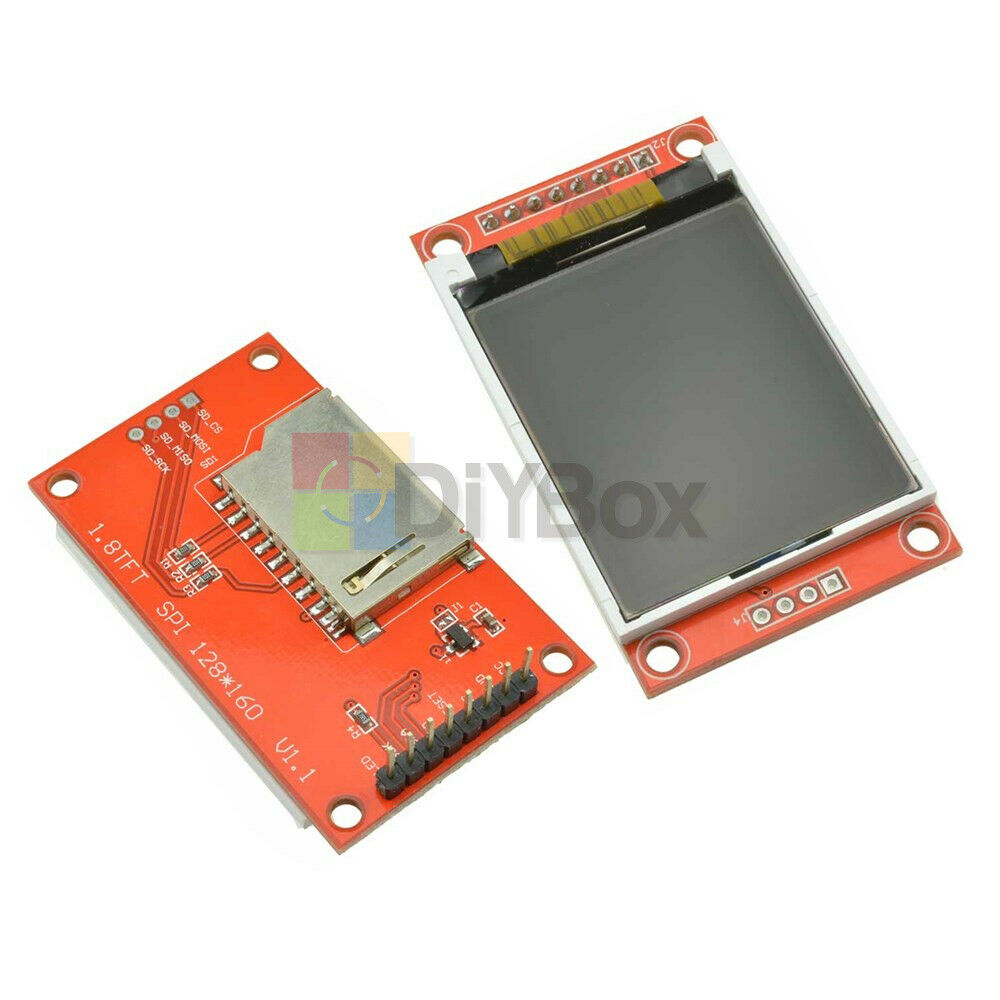 5PCS 1.8inch LCD Display 128x160 TFT SPI SD Card Module AVR PIC ARM STM32 ST7735