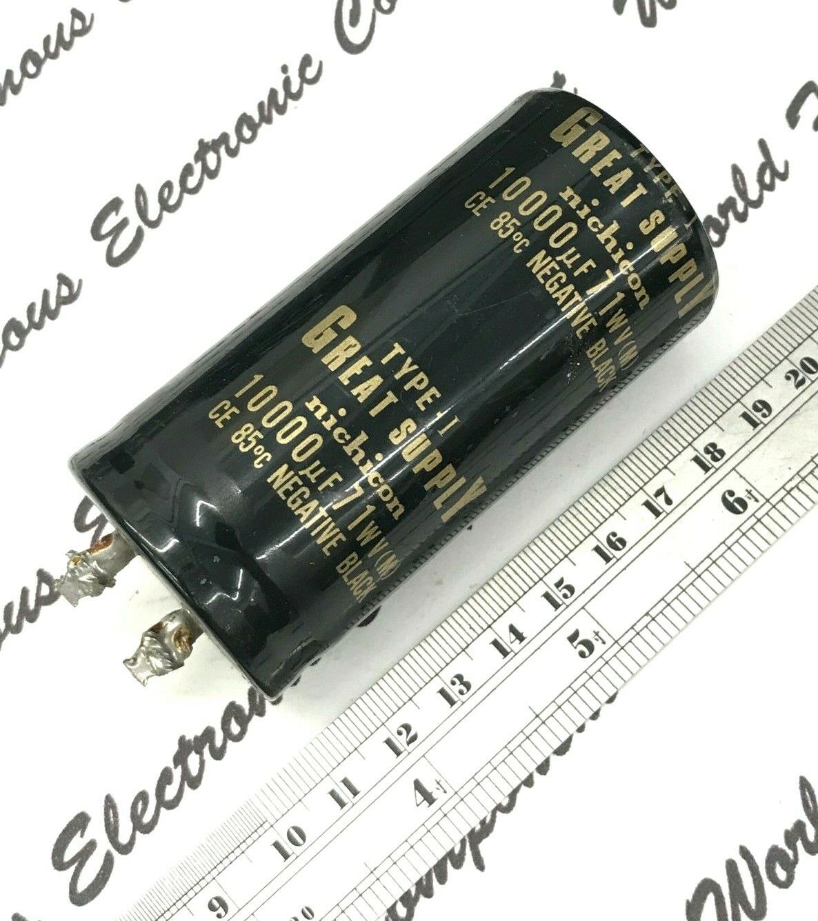 1pcs - Nichicon 10000uF 71V Snap-In Aluminum Capacitor
