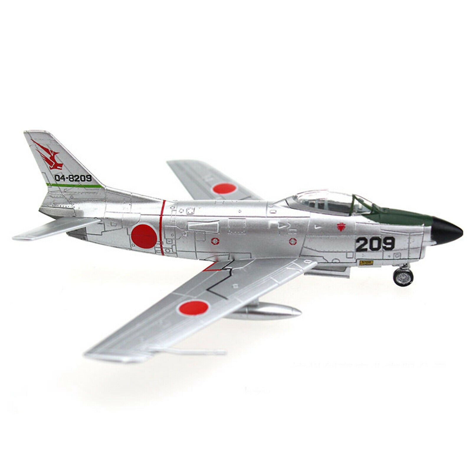 Simulation Alloy 1/100 Scale Japan Fighter Aircraft Kid's Toys Birthday Gift
