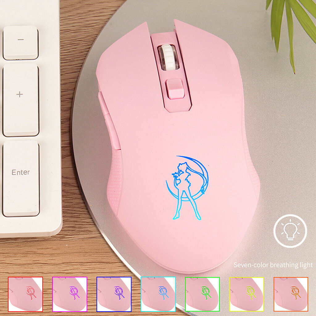 2.4G Wireless Gaming Mouse Optical Mice with USB Receiver, 1600 DPI Levels 6