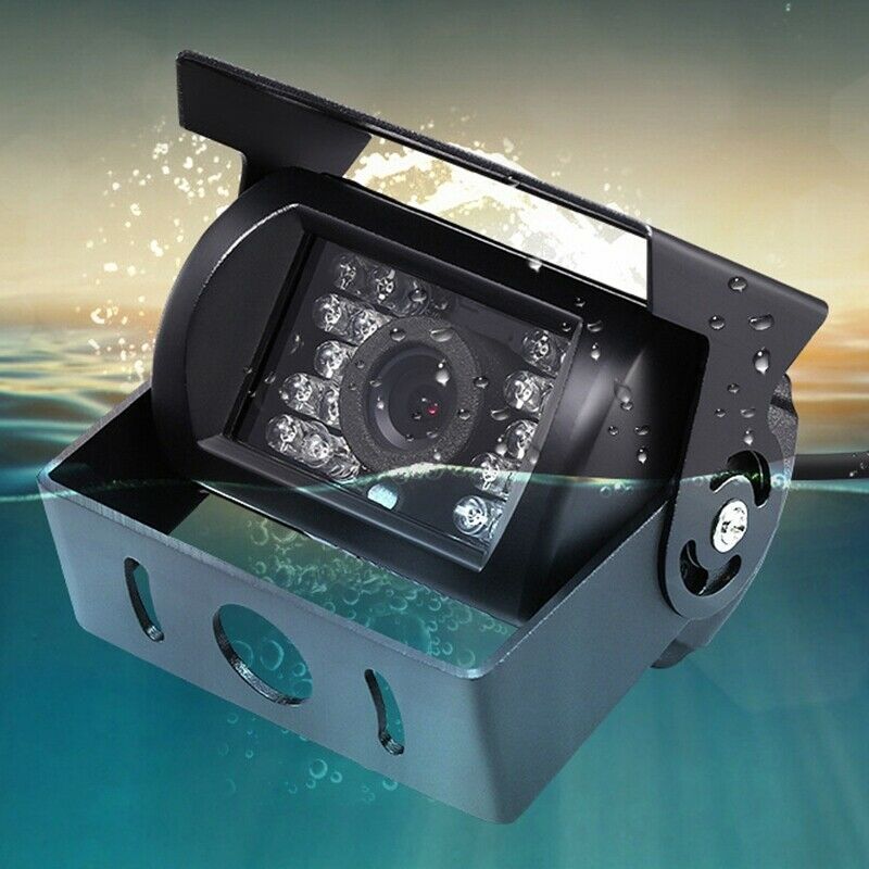 Upgrade 700Tvl Ccd 18 Ir Leds Reversing Camera 12/24V For Truck Caravan Bus U8W9