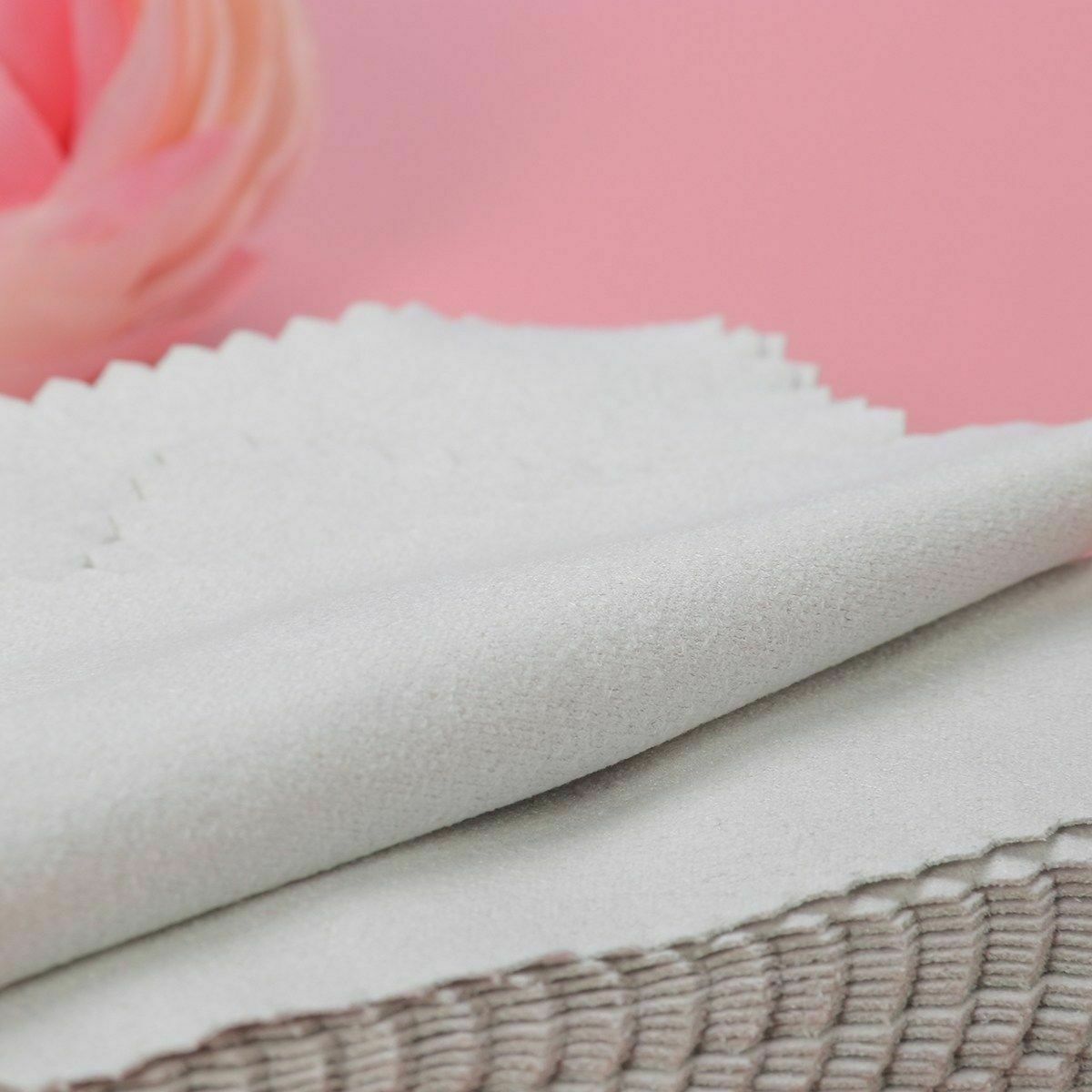 50pcs Grey Polishing Cloth Cleaner Jewellery Cleaning Cloth Anti-Tarnish Tool