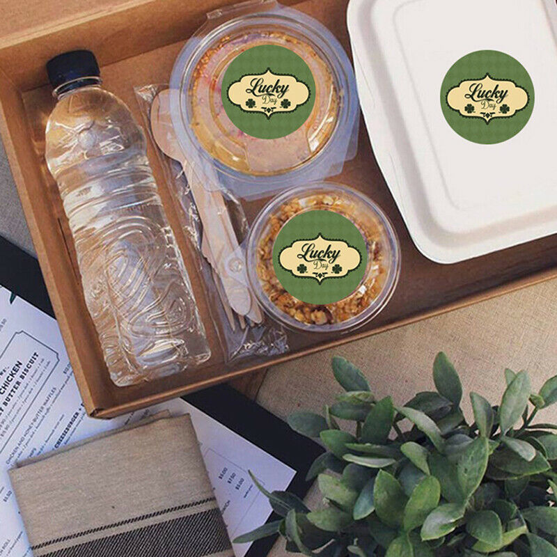 500pcs/roll of 1.5 inch St. Patrick's Wedding birthday stickers sealing s.l8